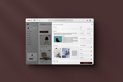 Ecommerce Product Add UI design