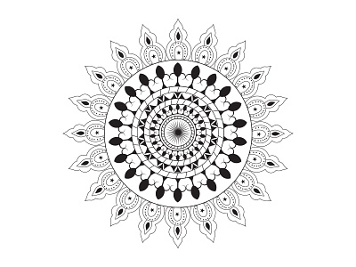 Mandala Design Pattern artwork. artwork