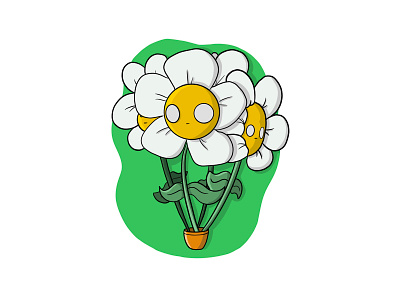 Flowers art cartoon design flower graphic design illustration logo toon