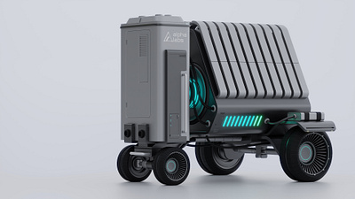 Mobile Power Generator #1 3d art blender cycles decals design game model modelling render sci fi scifi