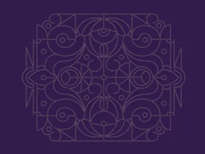 Ornament exploration art deco branding decor geometric illustration lettering modern ornament pattern typography vector