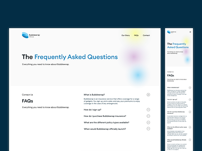 FAQ Page contact us faq page faqs frequently asked questions help center insurance insurance design mobile insurance ui design user interface web design