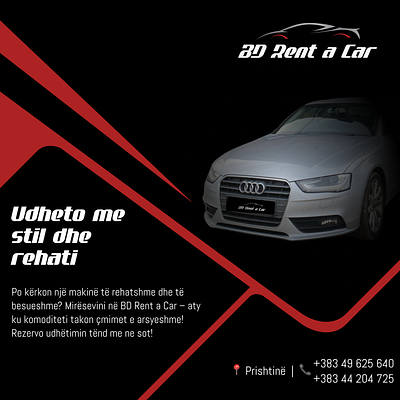 Rent a car social media posts