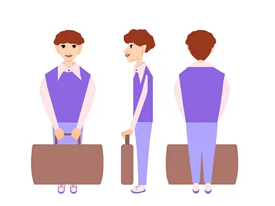 Character turnaround 2d art character design character illustration character turnaround characters colorful design illustration mascot