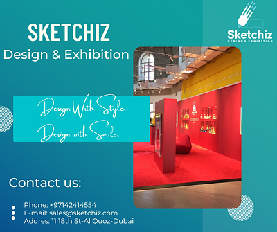 Sketchiz Design & Exhibition 3d animation branding graphic design logo motion graphics ui