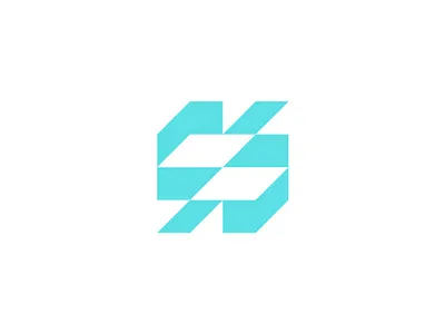 Strength Connected Monogram Logo abstract brand company fitness geometric gym health initials letterc letters logo logo design modern monogram nutrition sc