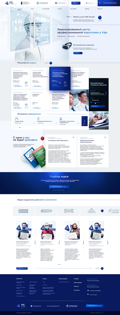 HSE expert web design design ui