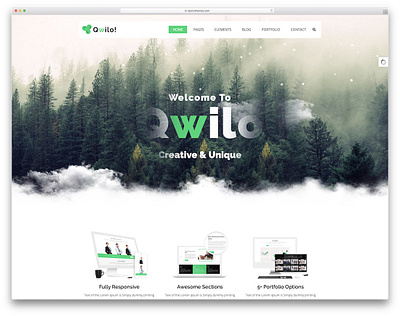 Qwilo.com Create your site 3d animated website animation custom website website