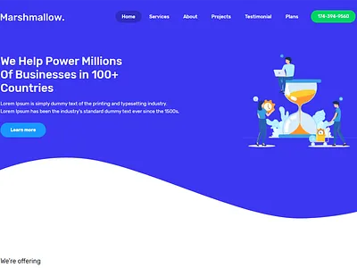 MarshMallow.com create your site animation css template custom animated website custom animation website development