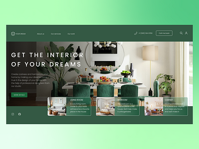 Your dream Concept design ui uiux ux web design