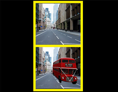 Placing Double Decker Bus - ART BY AHK adobe artbyahk background bus decker design double graphic design illustration logo on placing poster road the viral