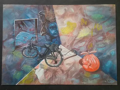 Illustration Inside The House design graphic design illustration