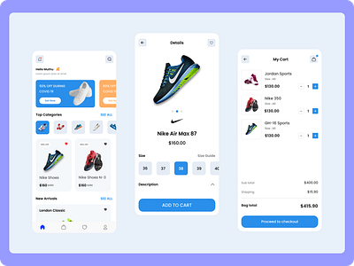 Shoe Shopee App Design app branding design graphic design logo ui ux