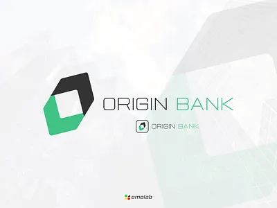 ORIGIN BANK 3d adobe app icon art bank logo brand identity branding business company concept creative design e comarce graphic design illustration letter logo logo minimal ui website