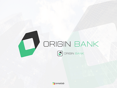ORIGIN BANK 3d adobe app icon art bank logo brand identity branding business company concept creative design e comarce graphic design illustration letter logo logo minimal ui website