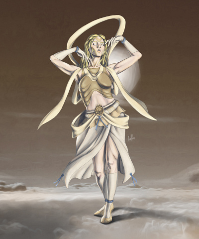 Divine's Feel art character design digitalart digitalpainting fantasy illustration