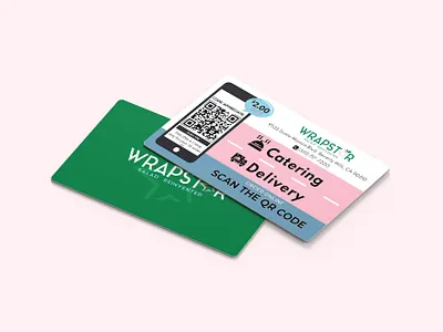 Promo Card Design For A Catering Service. branding business flyer design cateringservice corporate flyer design flyer design fooddelivery fooddeliveryservice giftcard giftvoucher handout leaflet design loyaltycard postcard postcarddesign promocard punchcard voucher voucherdesign