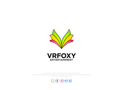 V letter Fox logo branding creative logo 99 design graphic design latest logo logo logo design modern logo