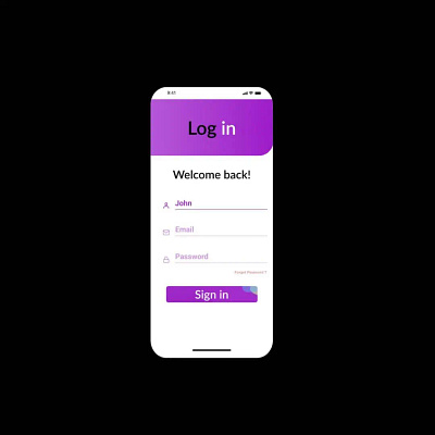 Log in page. app design figma graphic design illustration ui ux web design