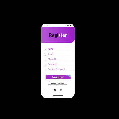 Registration page app design figma graphic design illustration ui ux web design