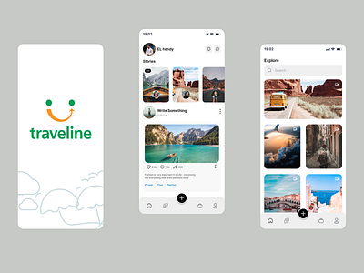 Travel App app design ui ux