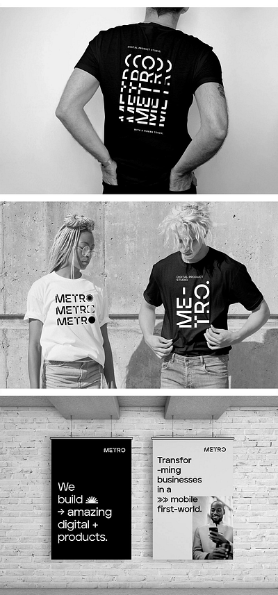 METRO. Brand Identity Design brandign branding design graphic design logo logo design minimalist logo packaging
