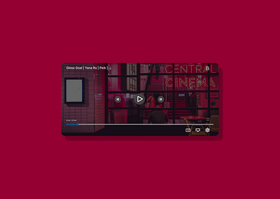 DailyUI 57 - Video Player app dailyui dailyui57 design movie product design ui ux video player