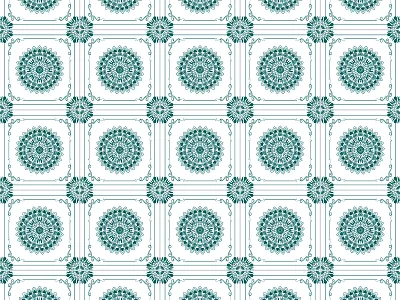 Luxury Colorful Mandala Design Pattern artwork card