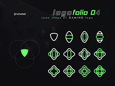 LOGOfolio : 04 [ gaming concept ] 3d adobe app icon branding concept consol creative design esports gaming graphic design illustration logo showcase logofolio logos minimal team ui vector website