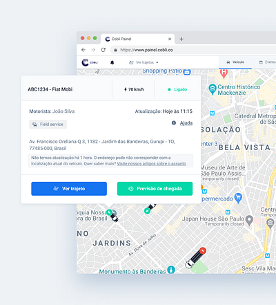 B2B SaaS AI company b2b fleet map saas