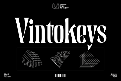 Vintokeys Typeface branding display displayfont font fontdesign fonts graphic design serif typedesign typeface typography