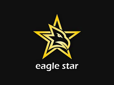 eagle star logo branding design graphic design illustration logo motion graphics typography ui ux vector