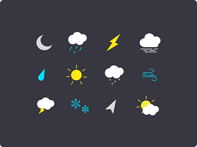 Weather App Icons app icons