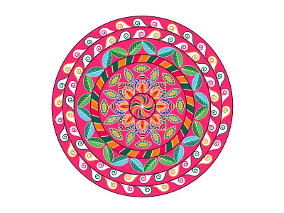 Luxury colorful mandala Design colorful