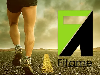 Fitame logo adobe photoshop branding f logo fitlogo flogo graphic design graphicdesign illustration logo logotyp vector