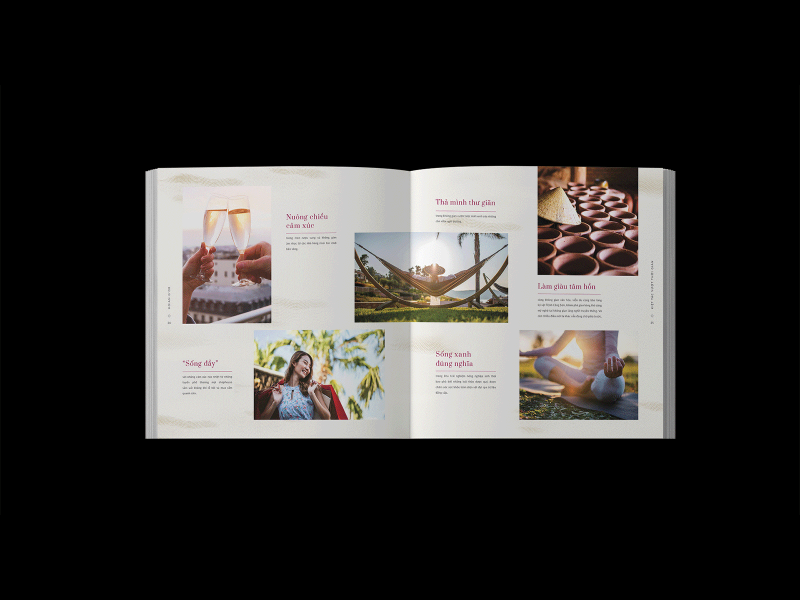 A new symbol of Luxury living in Hoian asia brand identity branding brochure culture design geometric hoian layout luxury traditional vietnam