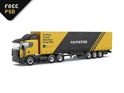 Trailer Truck Mockup Free PSD branding mockup branding mockup free psd primepsd trailer truck mockup psd truck free mockup truck mockup truck mockup free download truck mockup free psd vehicle mockup vehicle mockup free psd
