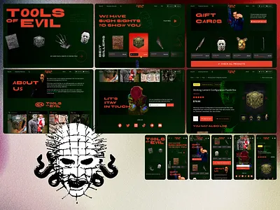 Tools of Evil design graphic design ui