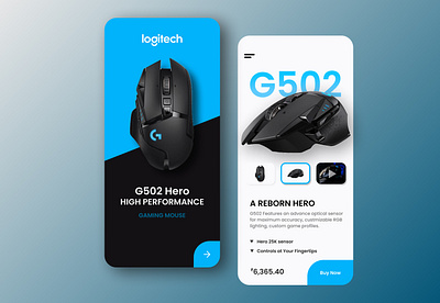 LOGITECH Hero G-502 branding ui