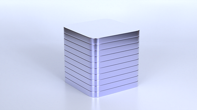 Stacked cuboids 3d animation blender clean design graphic design motion graphics