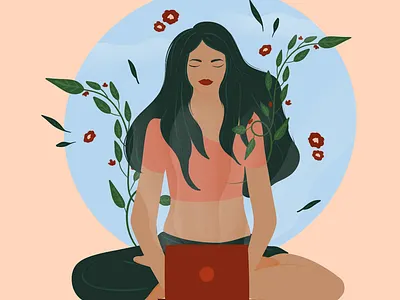 Find your inner space <3 branding custom illustration design drawing flat illustration flat style graphic design illustration logo magazine illustration modern illustration ui ux vector