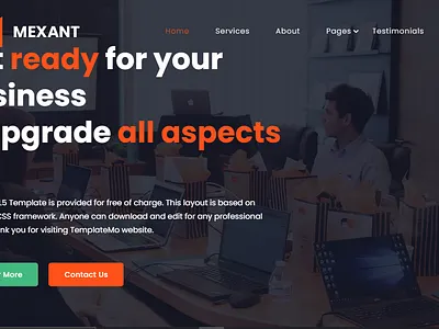 MexAnt mySite.com 3d animated website animation css custom website design illustration logo ui website development