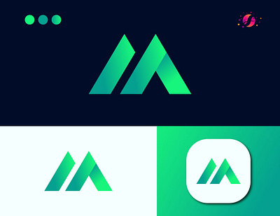 M Modern Logo Design software logo
