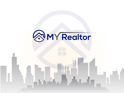 MY REALTOR Property management logo branding creativedesign design graphic design illustration logo minimallogo modernlogo simplelogodesign typography