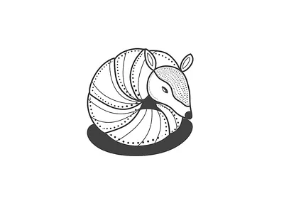 Inktober 15 - Armadillo armadillo design illustration inktober