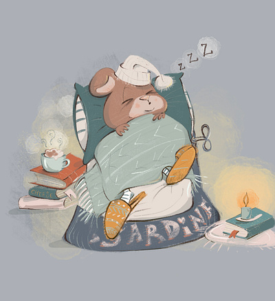 SleepyMouse design graphic design illustration