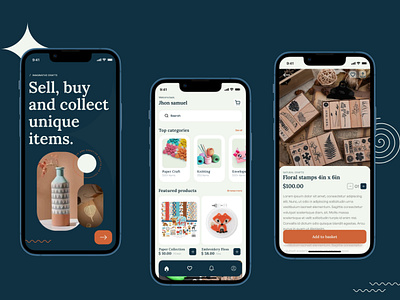 E-commerce app app design branding design figma ui ui design uiux userinterfacedesign ux