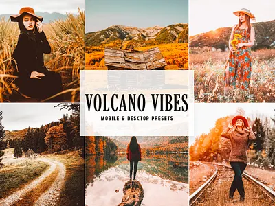 Free Volcano Vibes Mobile & Desktop Lightroom Presets wedding presets