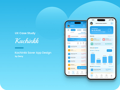 Kachinkk - Money Saving App UI/UX ai app bank finance fintech ios mobileapp savingmoney savings ui ux