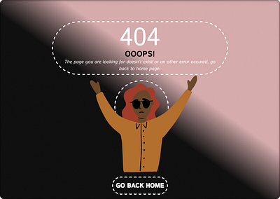 DailyUI 404 Page 008 404page dailyui dailyuichallange il illustration